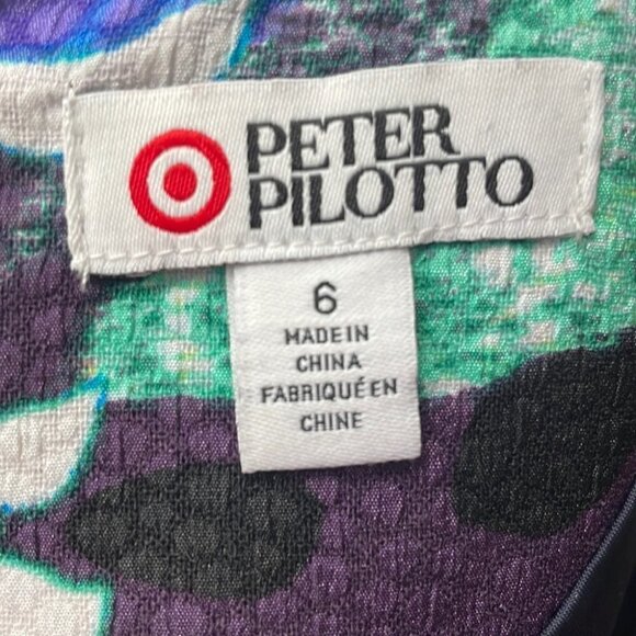 PETER Pilotto for Target Fit Flare Abstract Dress art to wear crinoline sz 6 - Picture 5 of 13